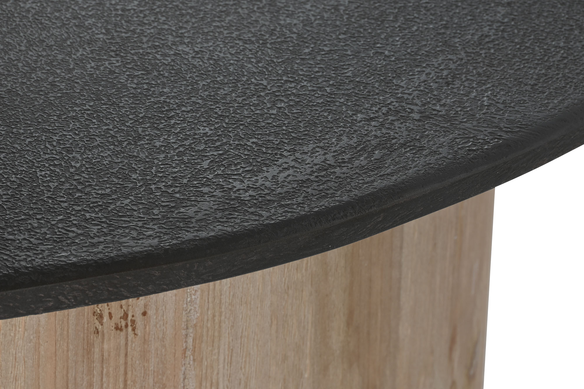 Fir Center Table 90X90X40 Dark Brown