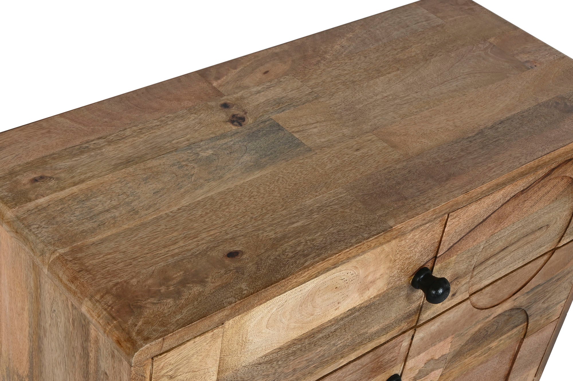 Comoda Mango 82X35X71 Geometrico Marron