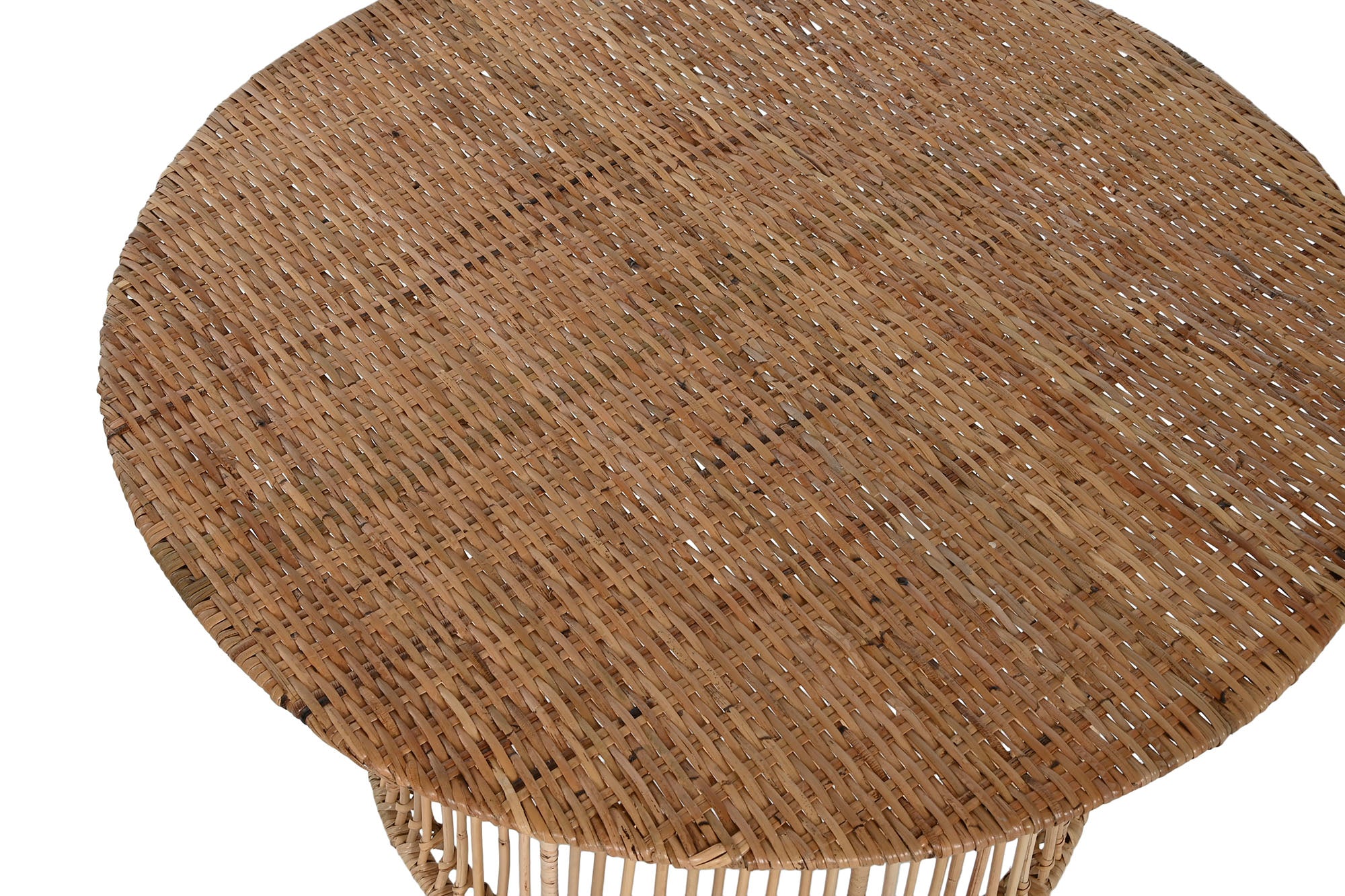 Mesa Centro Ratan Acero 75X75X40 Natural