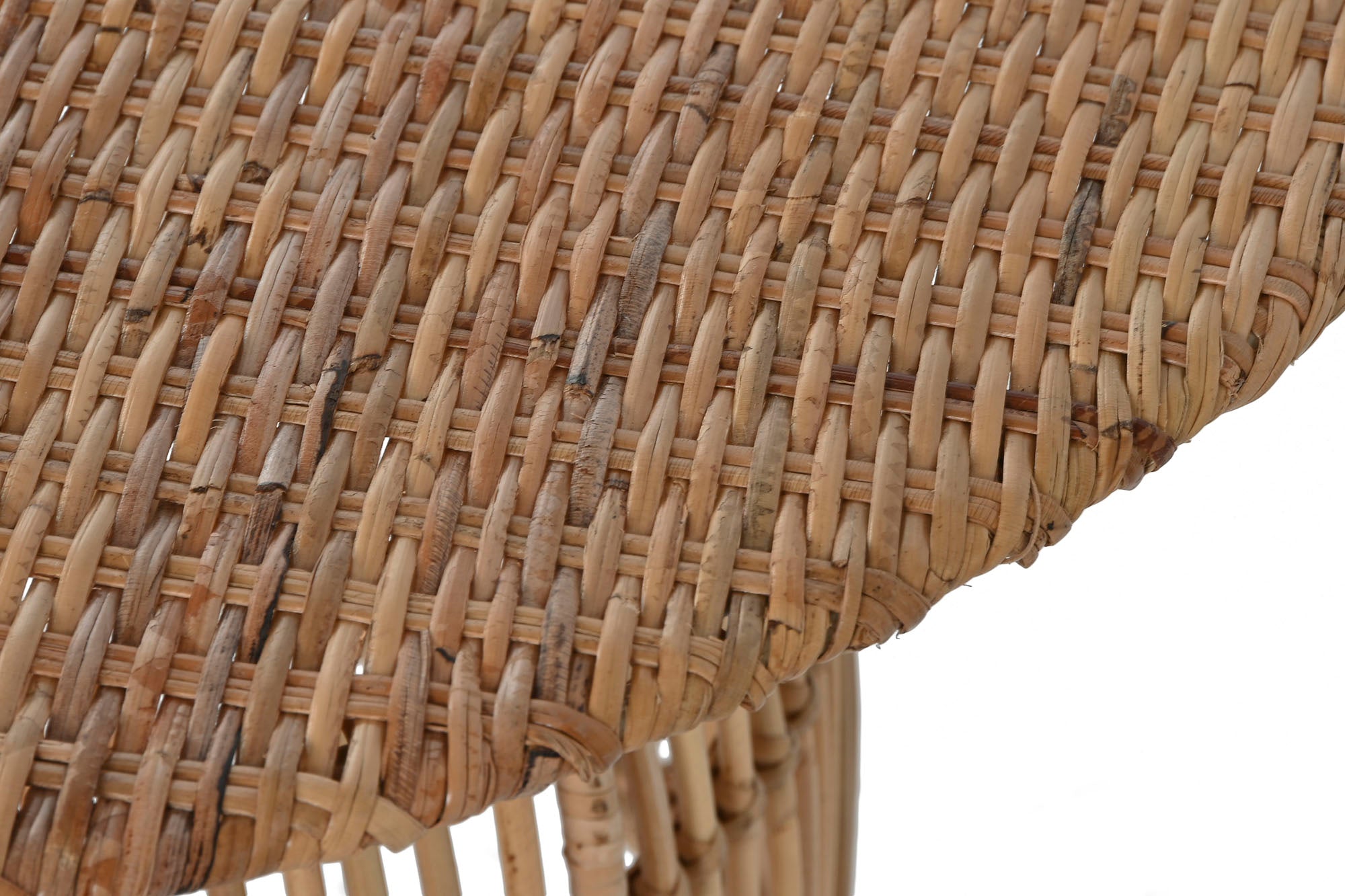 Mesa Centro Ratan Acero 75X75X40 Natural