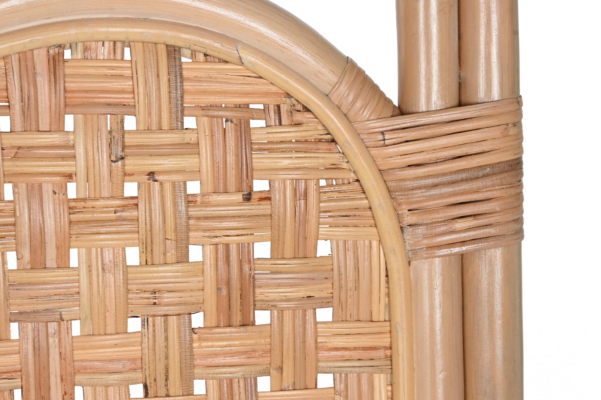 Rattan Bed Headboard 153X4X146 Natural