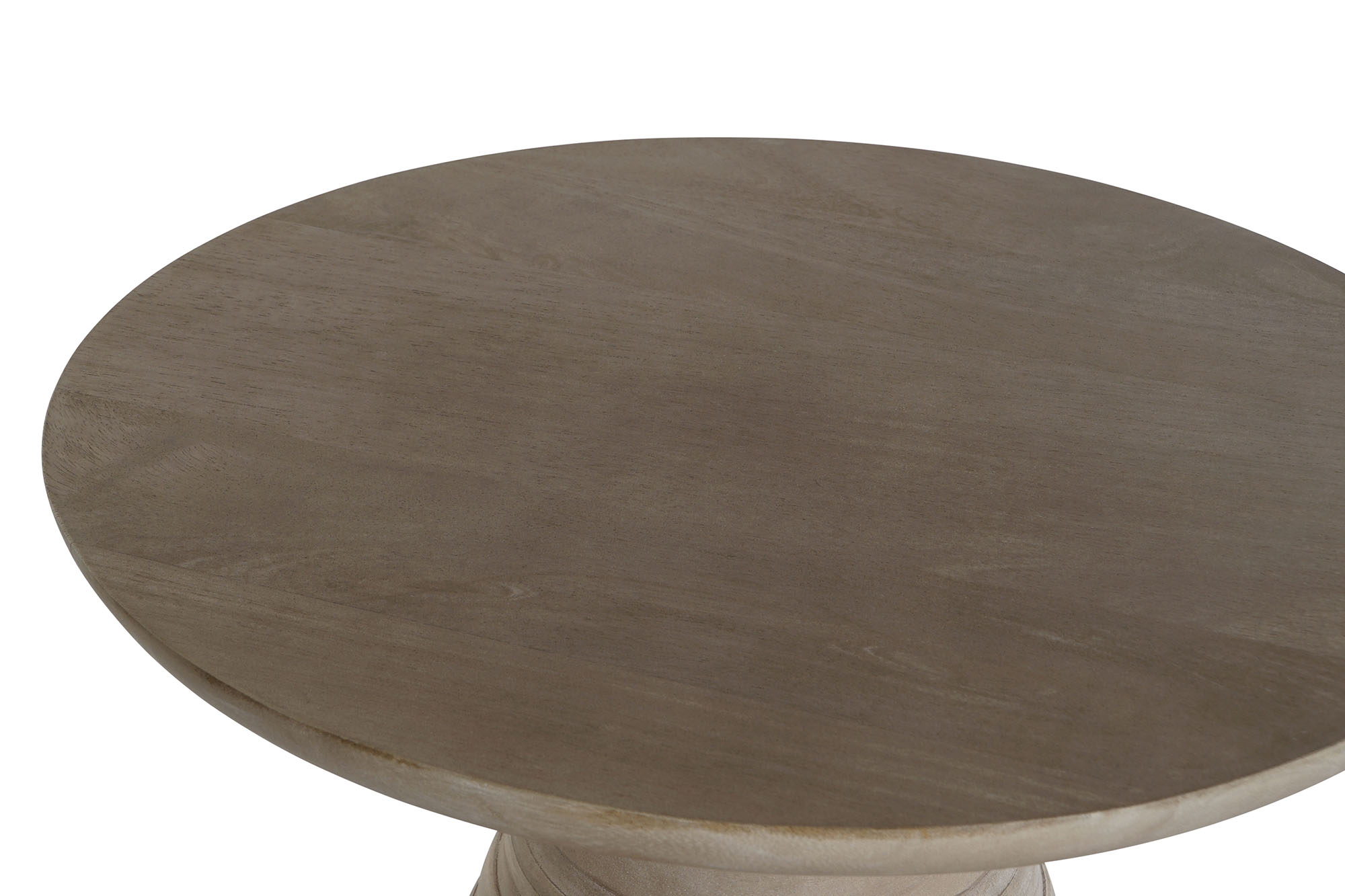 Mesita Auxiliar Metal Madera 41X41X53 Natural