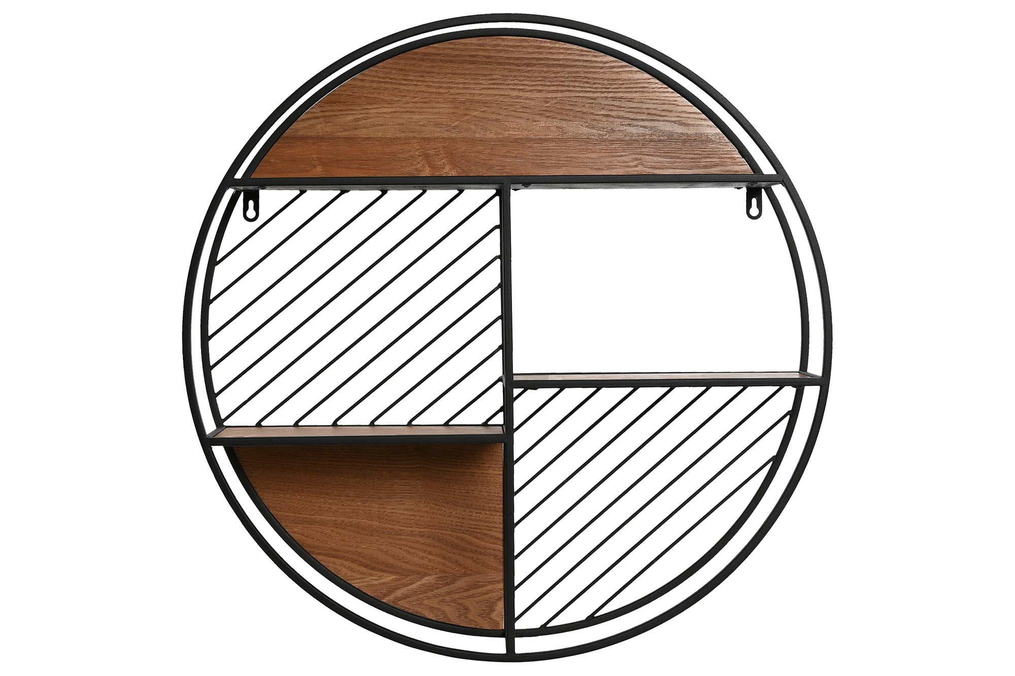 Estanteria Pared Metal Mdf 60X12X60 Negro