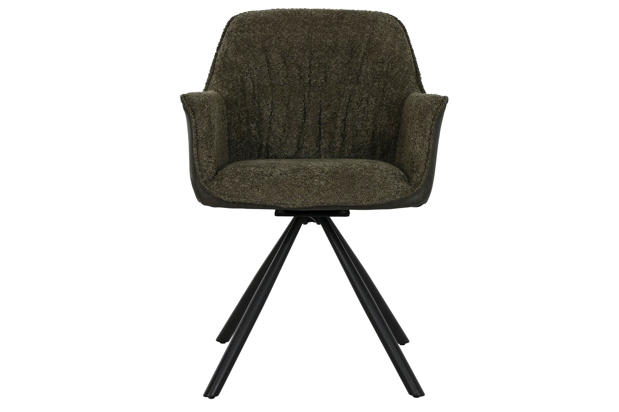 Polyester Metal Chair 59X63X85.5 Green