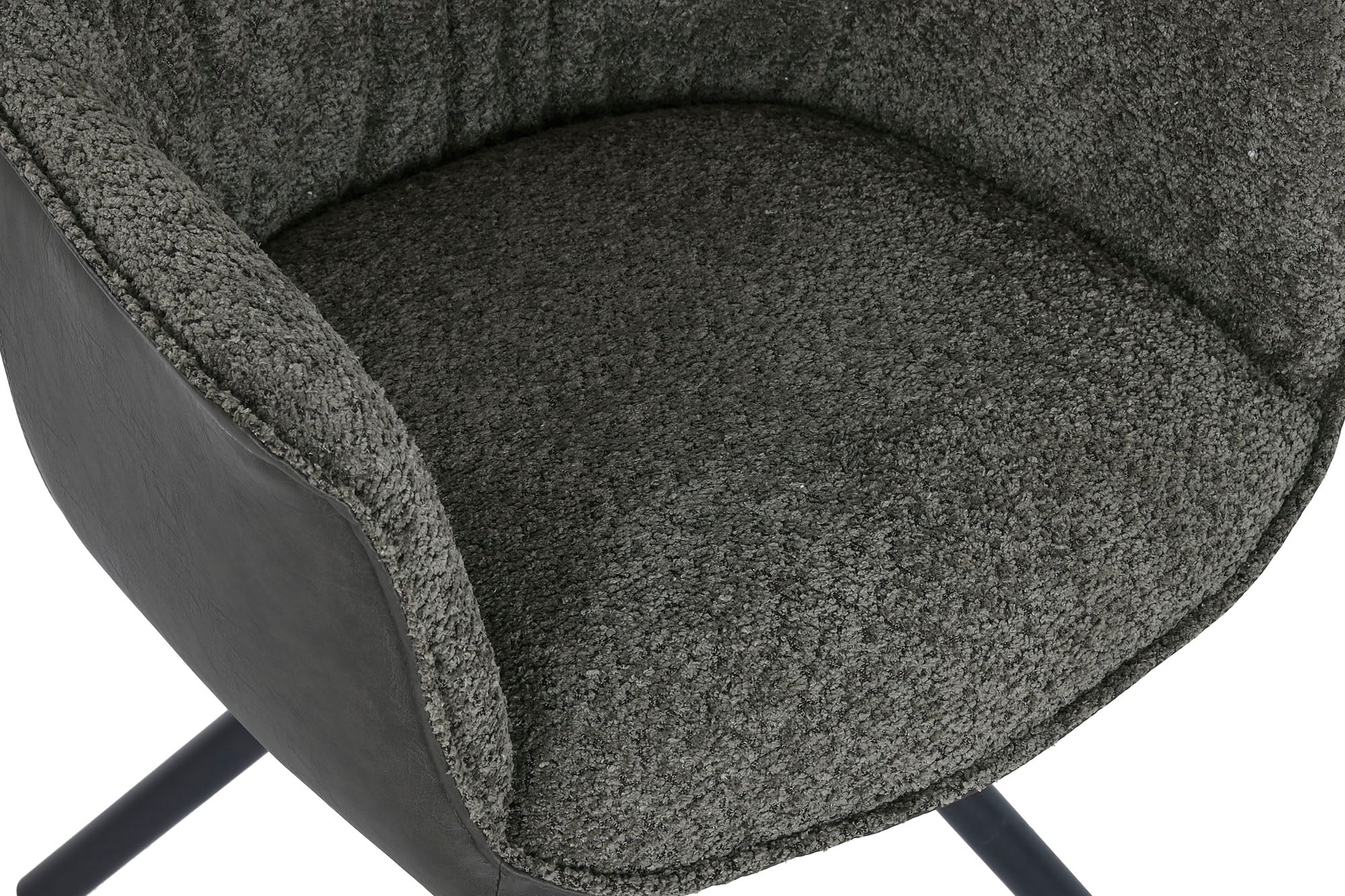 Polyester Metal Chair 59X63X85.5 Green