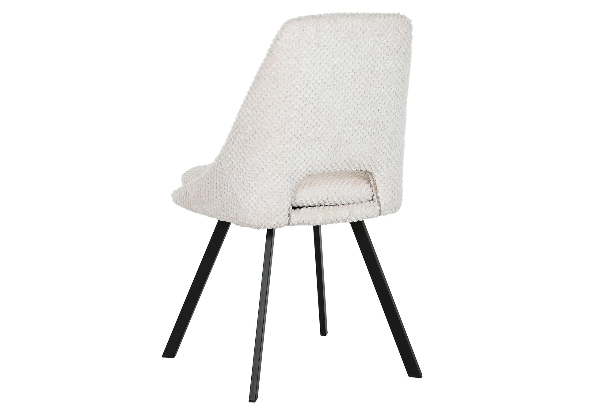 Polyester Metal Chair 49.5X57.5X85 White