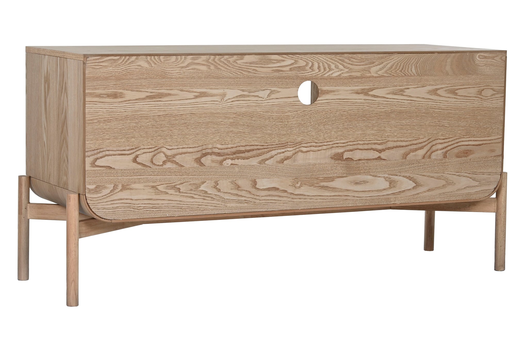 Mueble Tv Abeto Ratan 126X40X60 Natural