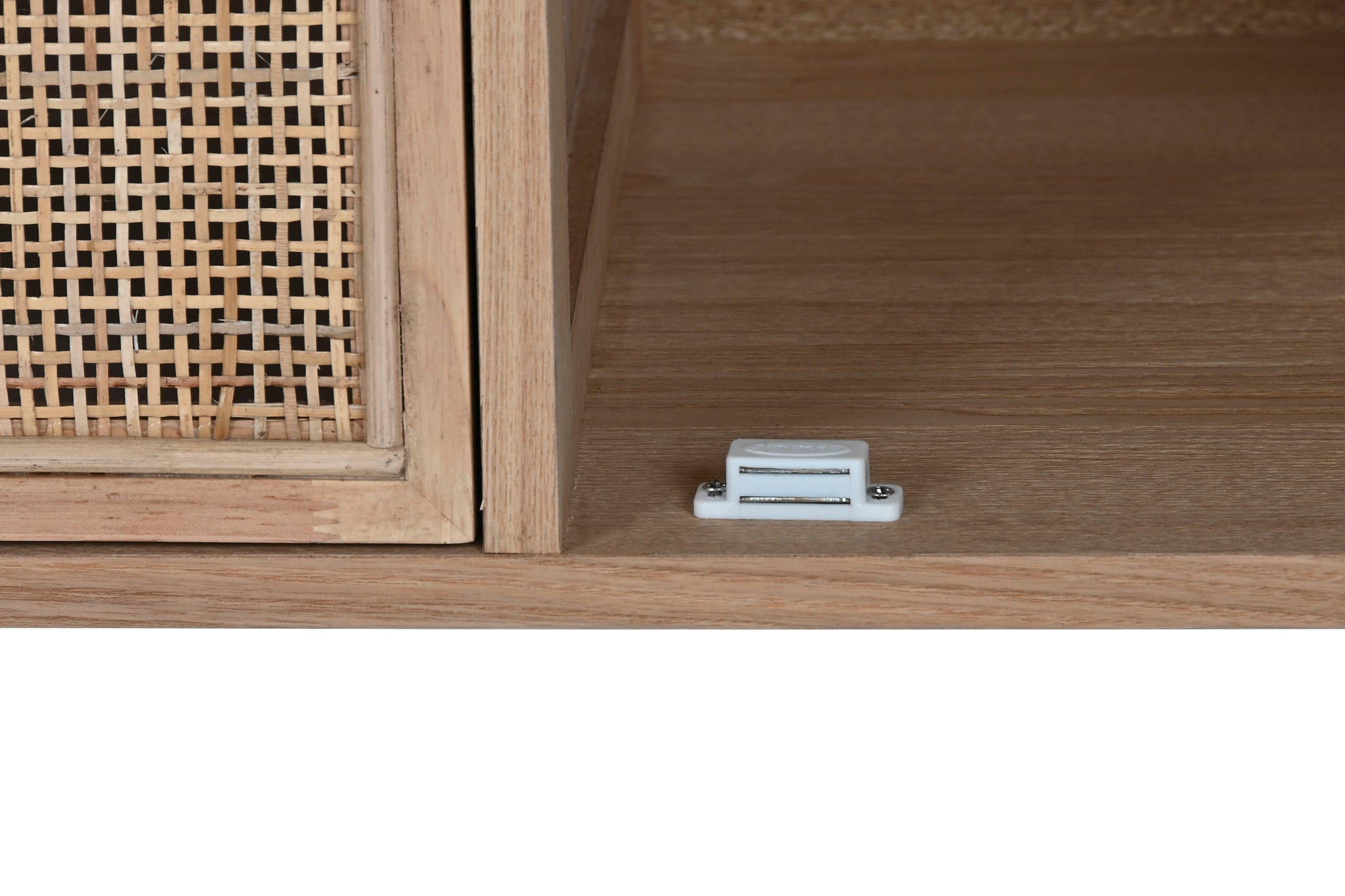 Mueble Tv Abeto Ratan 126X40X60 Natural