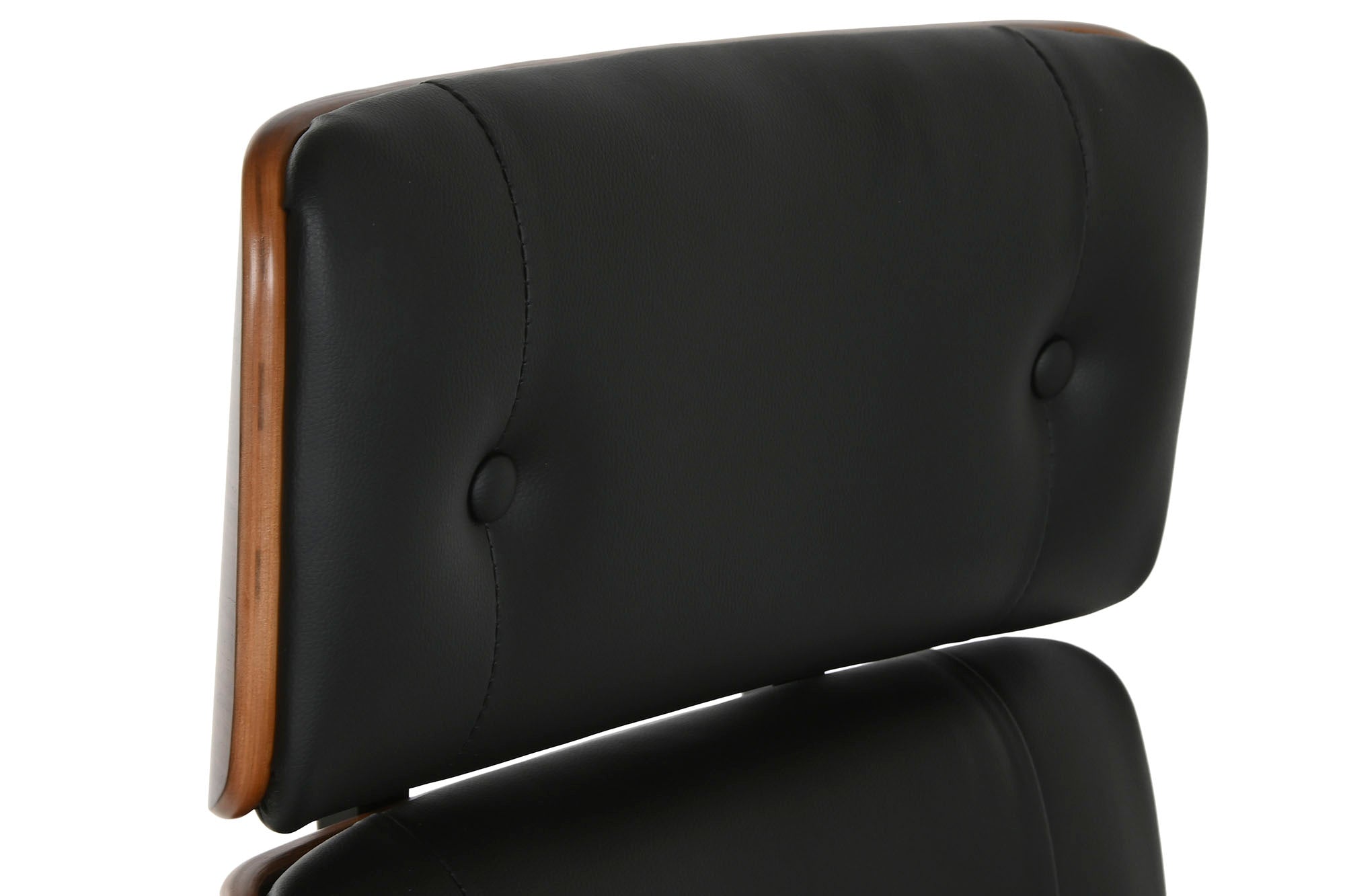 Pu Wood Chair 71X69X108.5 116.5 Black Wheels