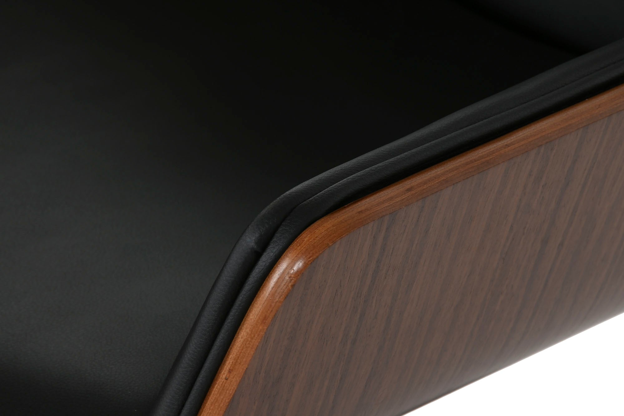 Pu Wood Chair 59.5X64X83 91 Wheels Black
