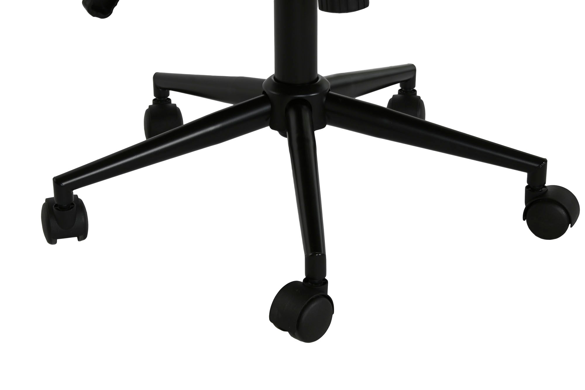 Pu Wood Chair 59.5X64X83 91 Wheels Black