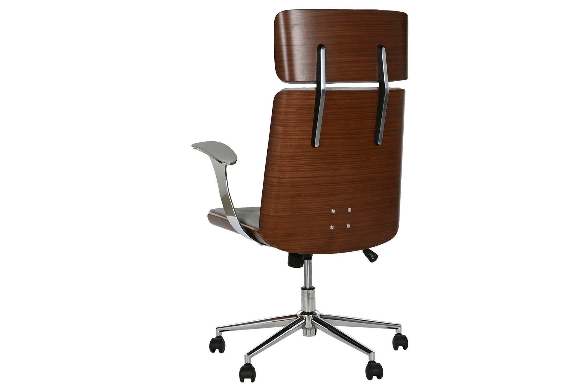 Pu Wood Chair 71X69X108.5 Beige Wheels