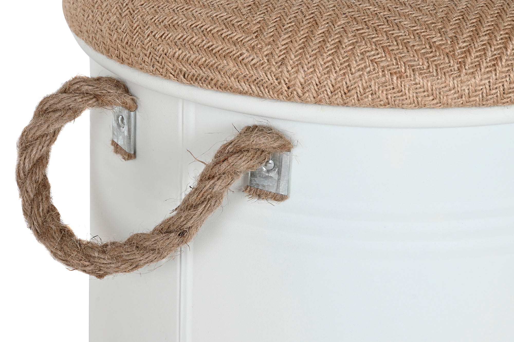 Conjunto de caixa 3 Metal PU 40X40X55,5 Branco