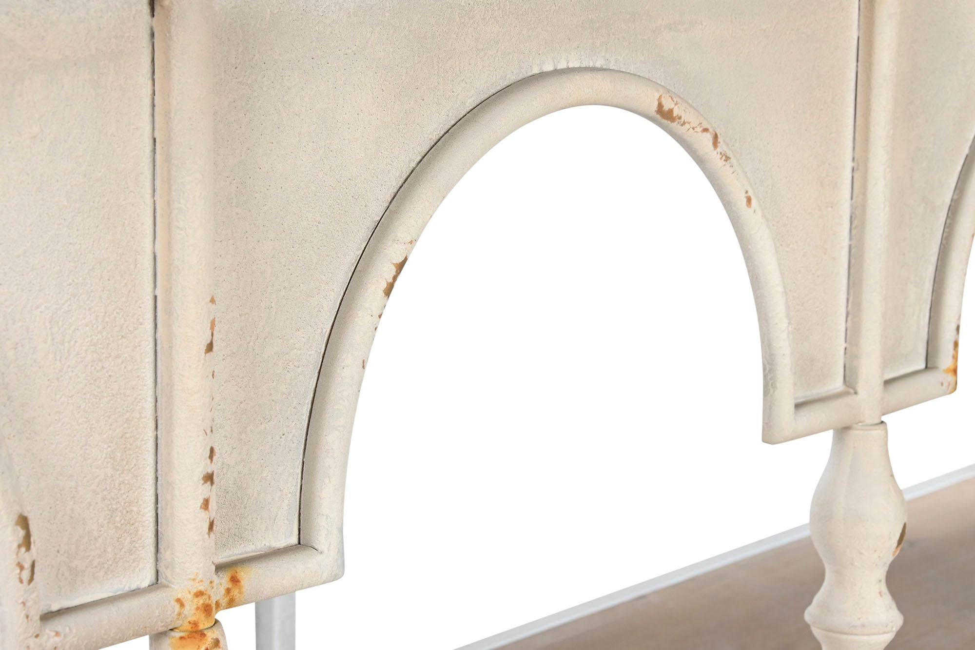 Estanteria Metal 159X36,5X91 Envejecido Blanco