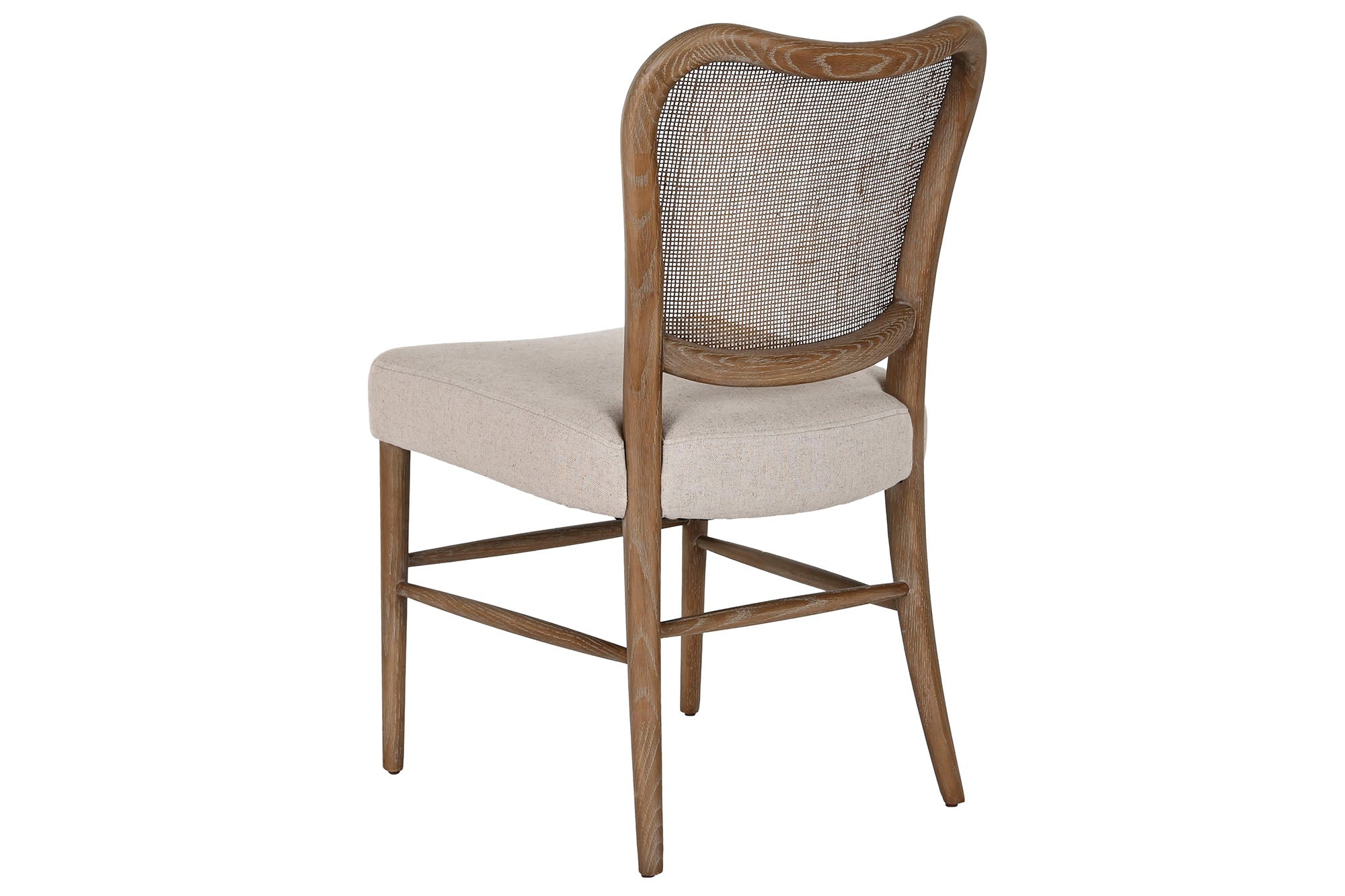 Ash Rattan Chair 49X56X87 White Decape