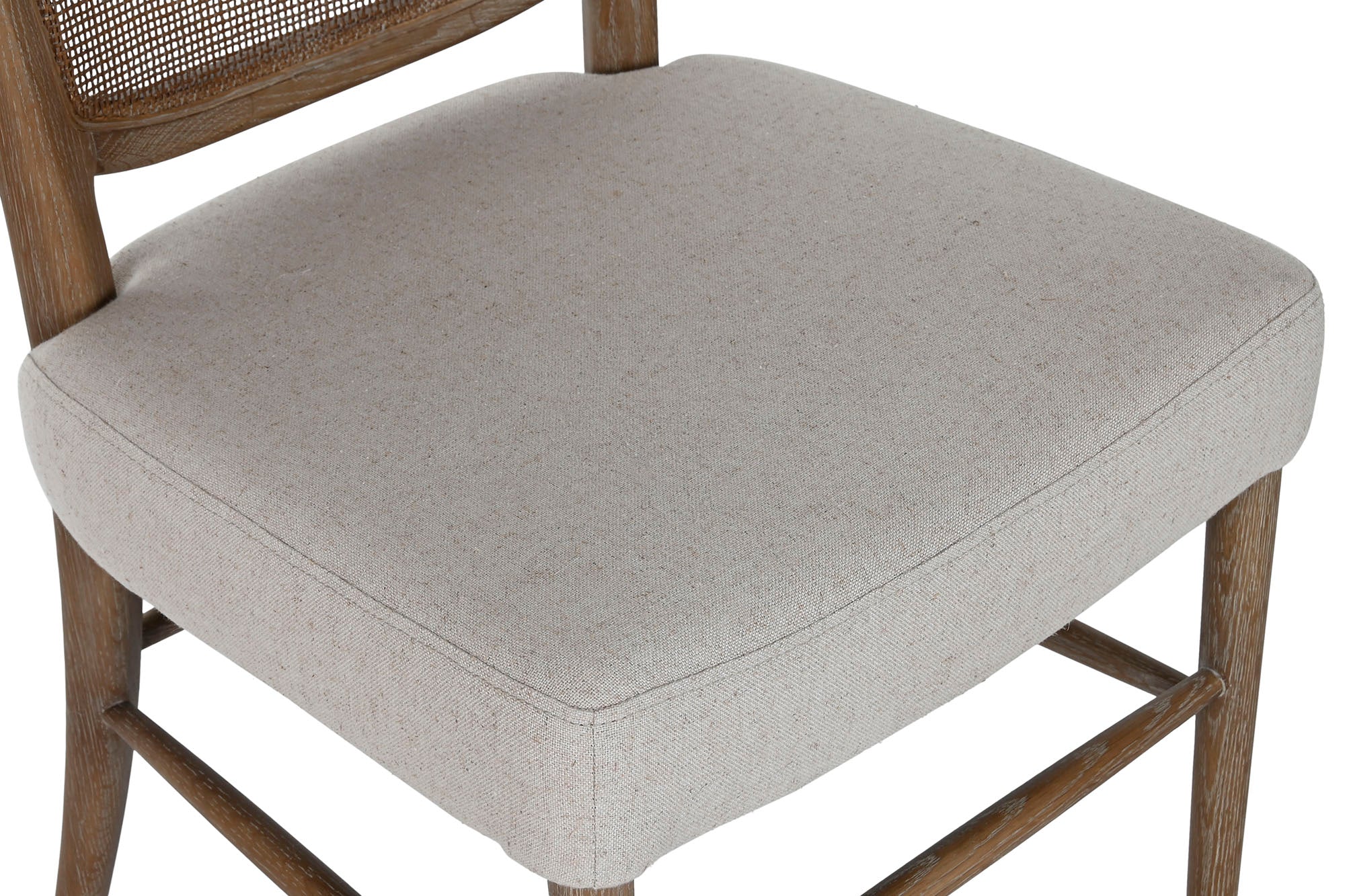Ash Rattan Chair 49X56X87 White Decape