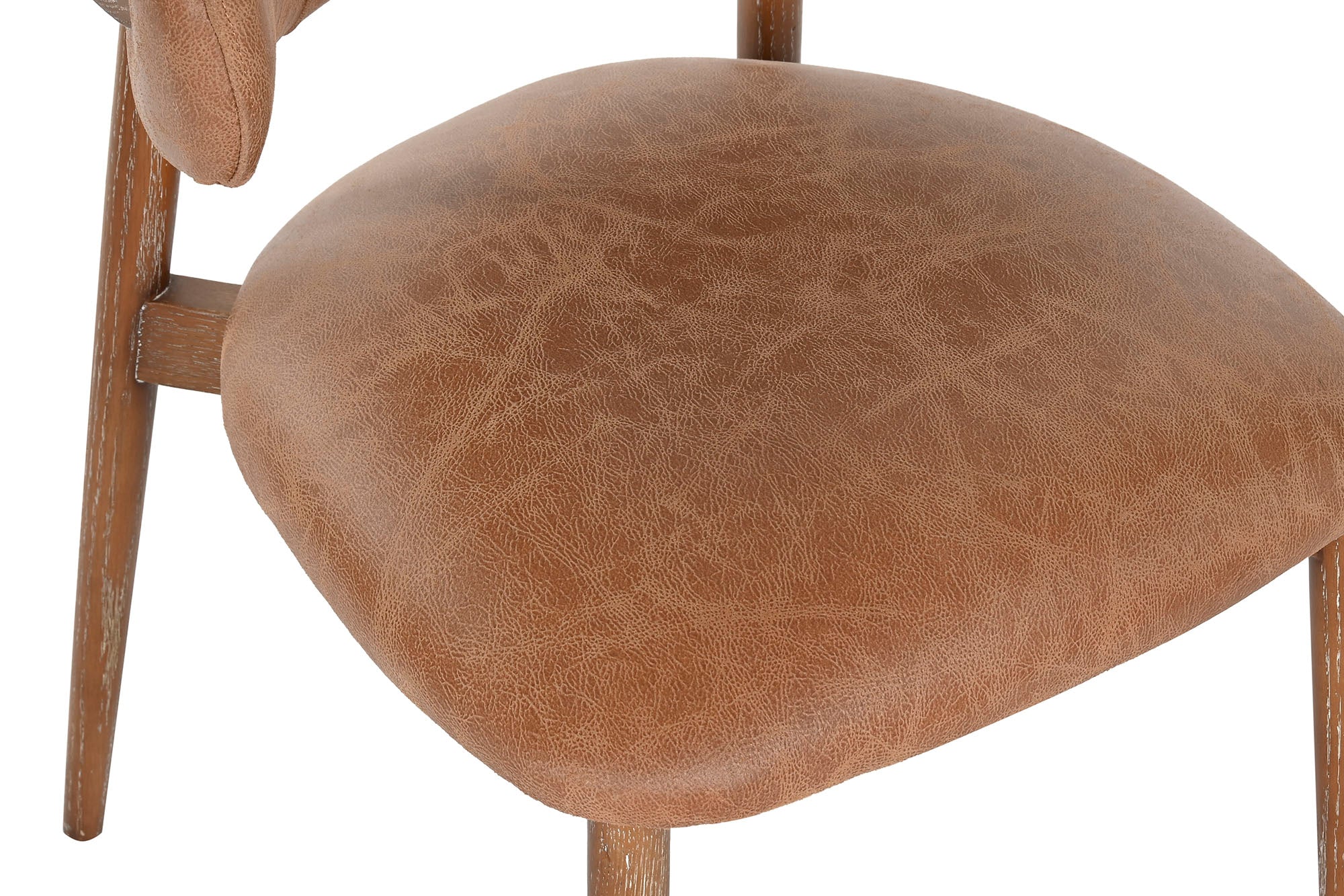 Silla Fresno Piel 58X54X80 Decape Blanco
