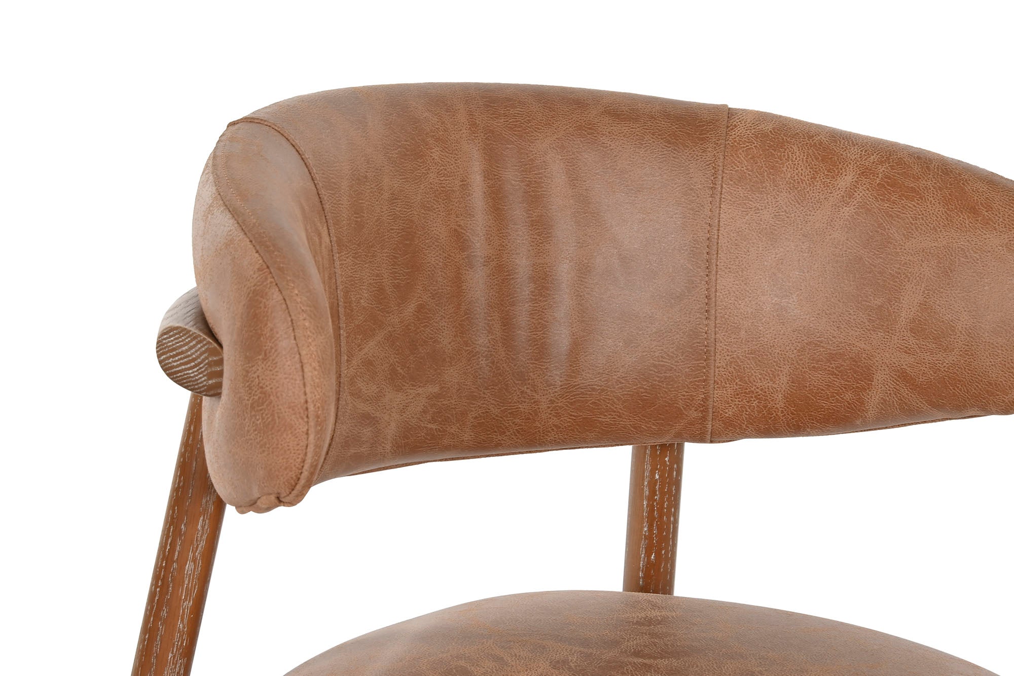 Silla Fresno Piel 58X54X80 Decape Blanco