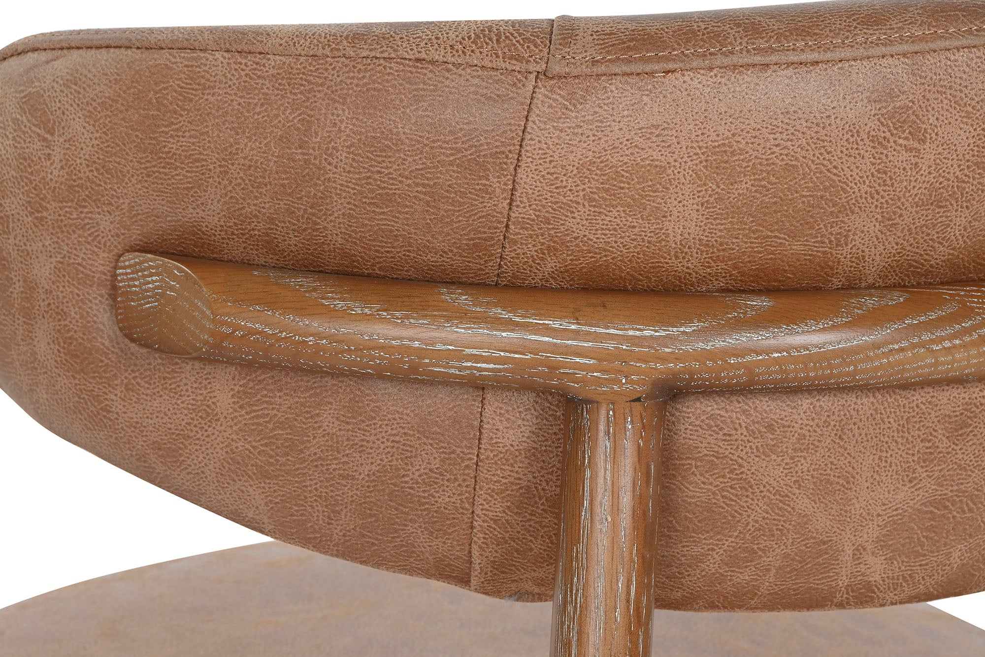 Silla Fresno Piel 58X54X80 Decape Blanco