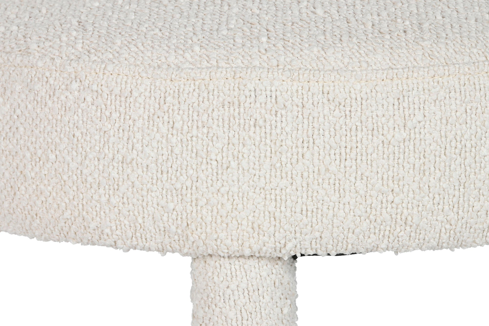 Maple Polyester Chair 51X52X74 Raw Boucle