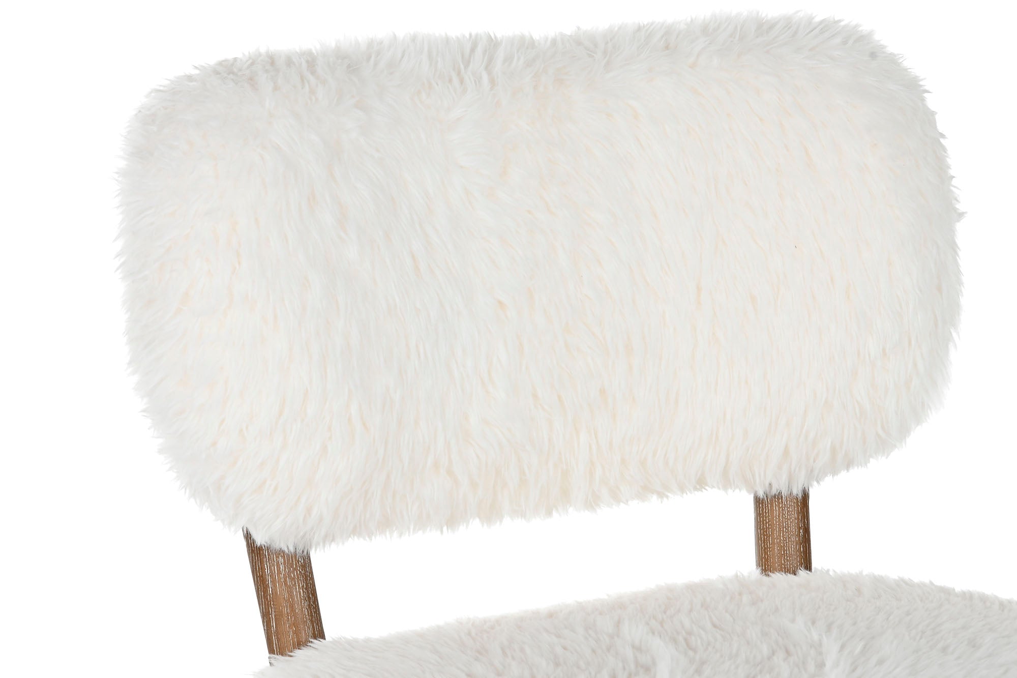 Butaca Fresno 61X62X80 Pelo Sintetico Crudo