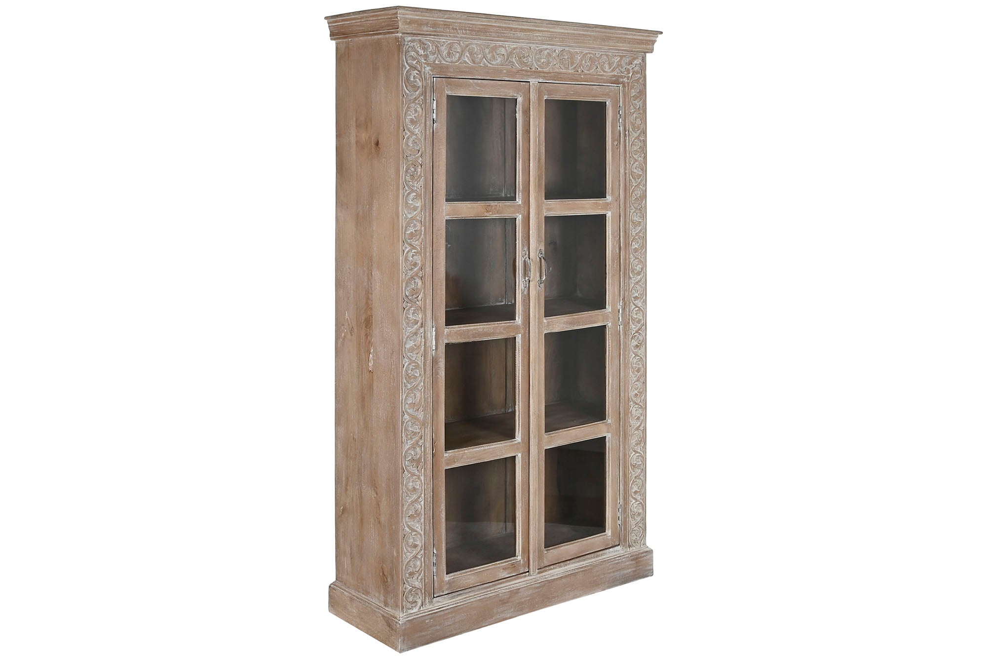 Vitrine de manga 120x44x210 94,10 esculpida à mão