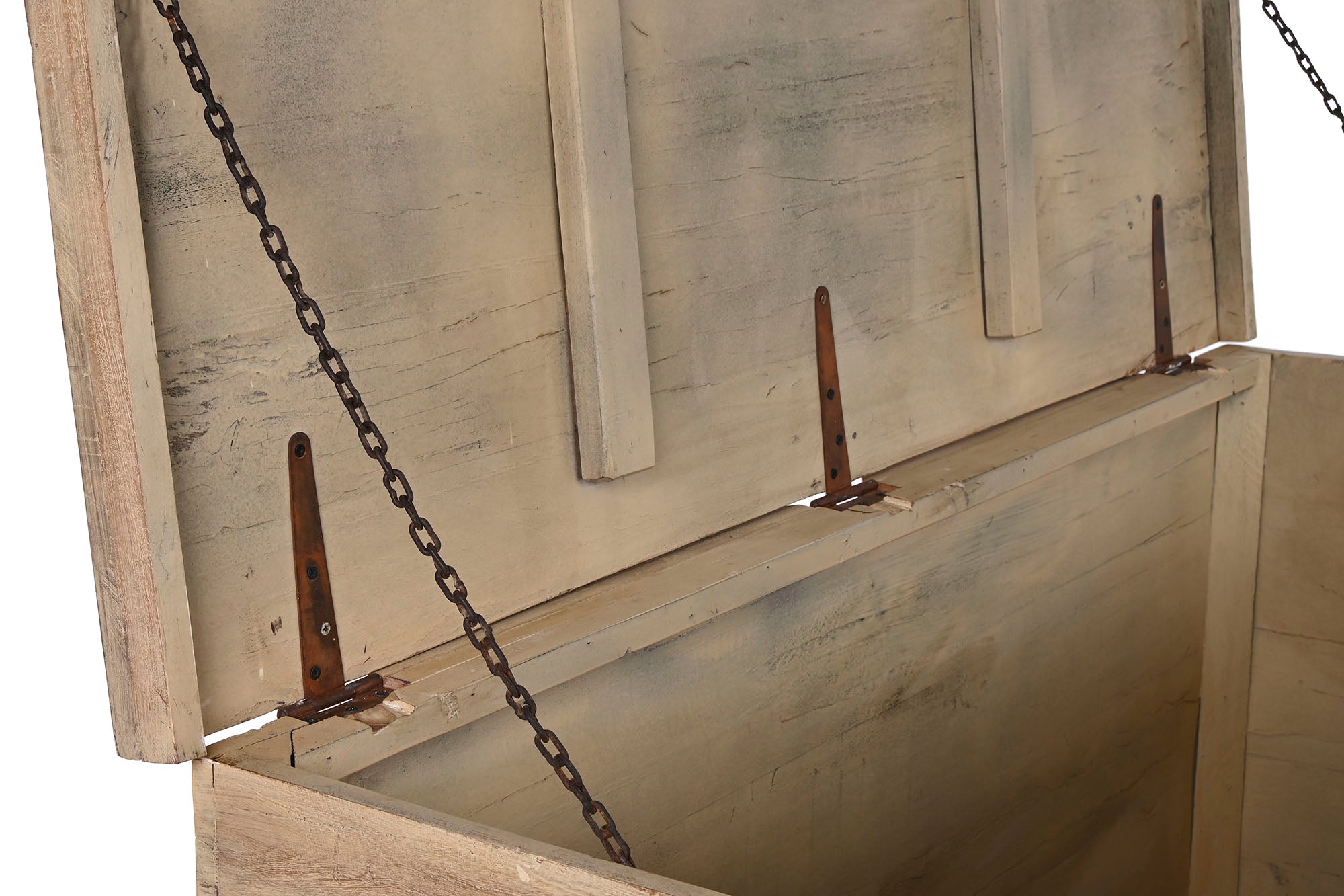 Arcon Teca 136X70X76 Pieza Surtida Natural