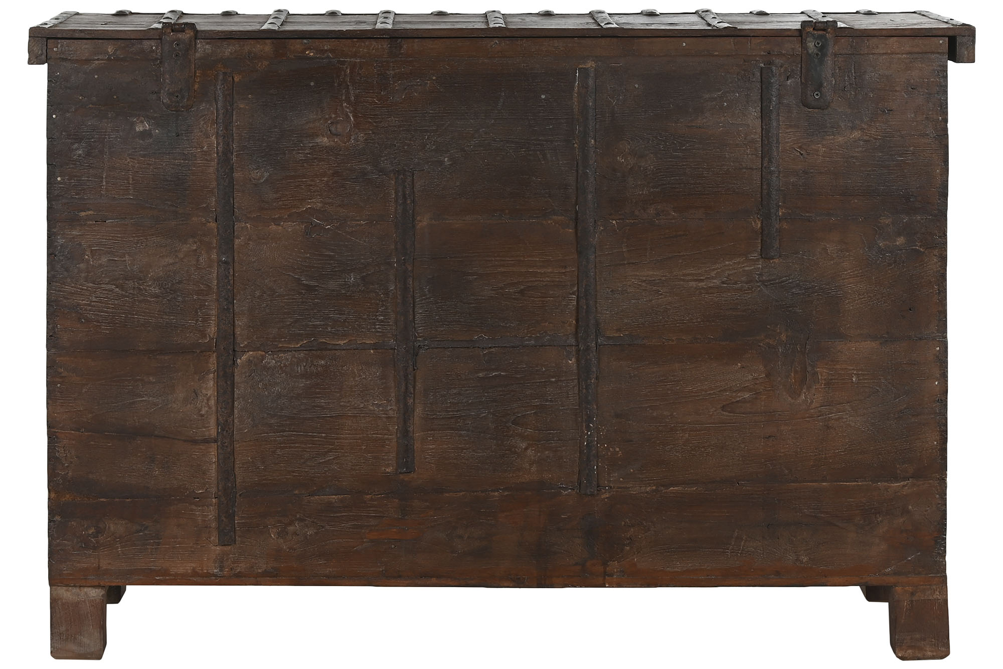 Arcon Teca Hierro 137X44X98 Pieza Surtida Marron