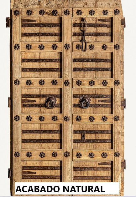 Puerta Antigua Teca 148X25X220 Pieza Unica Natural
