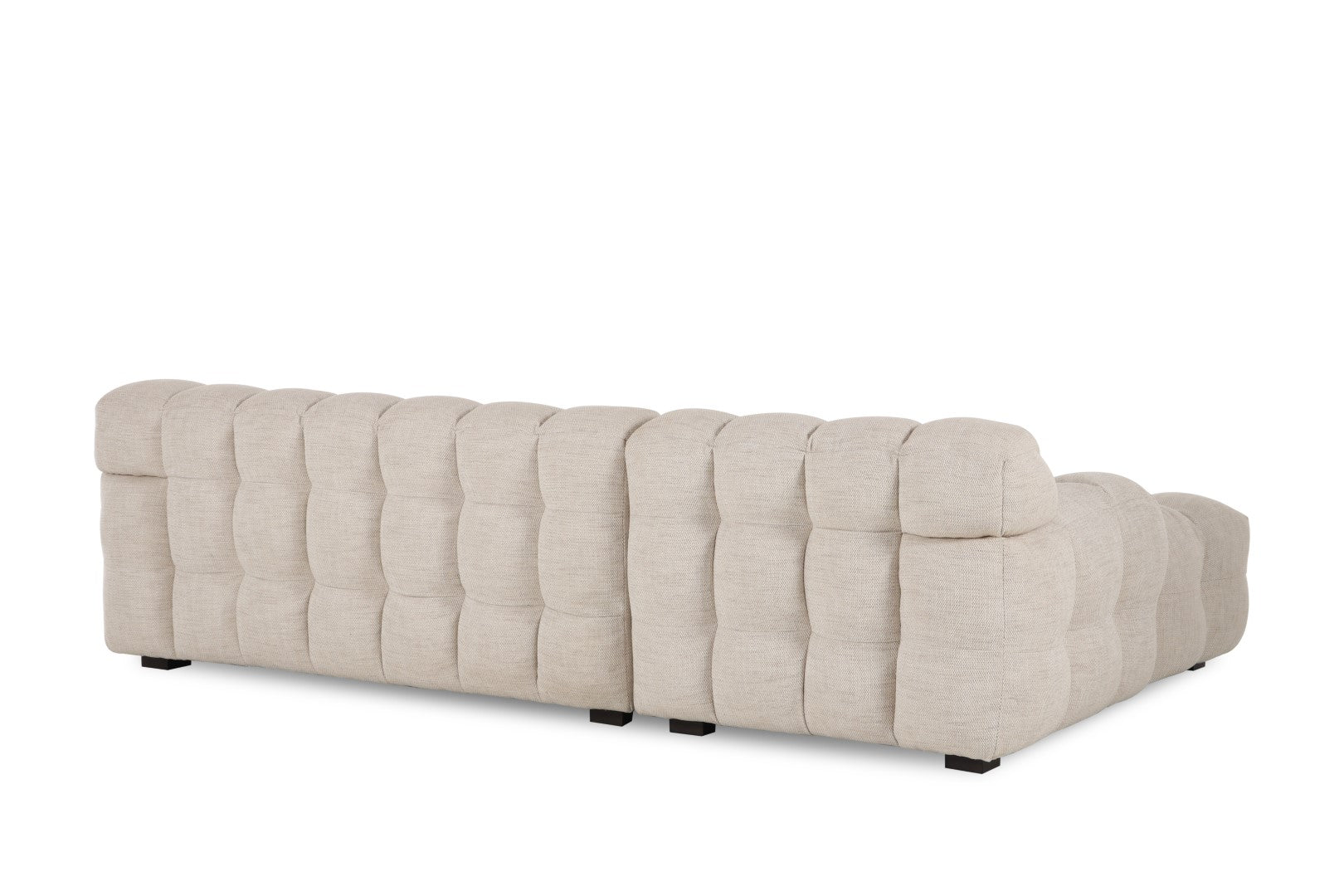 Sofa Poliester 272X168X76 Chaiselounge Beige