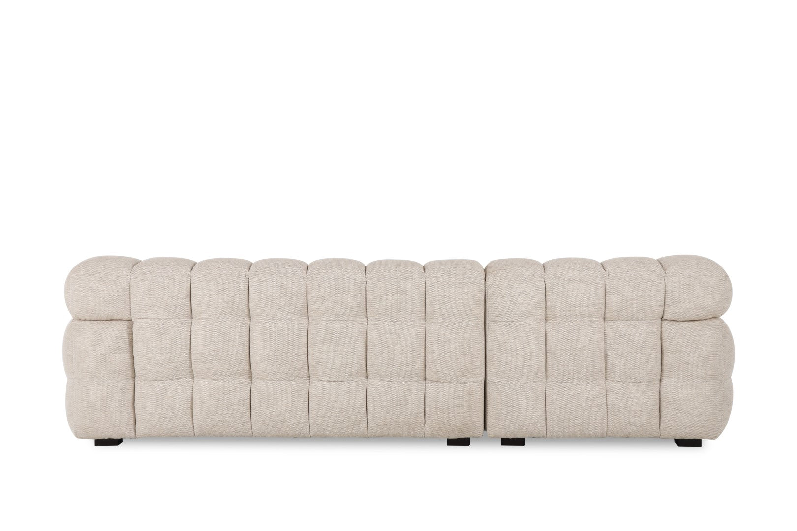 Sofa Poliester 272X168X76 Chaiselounge Beige