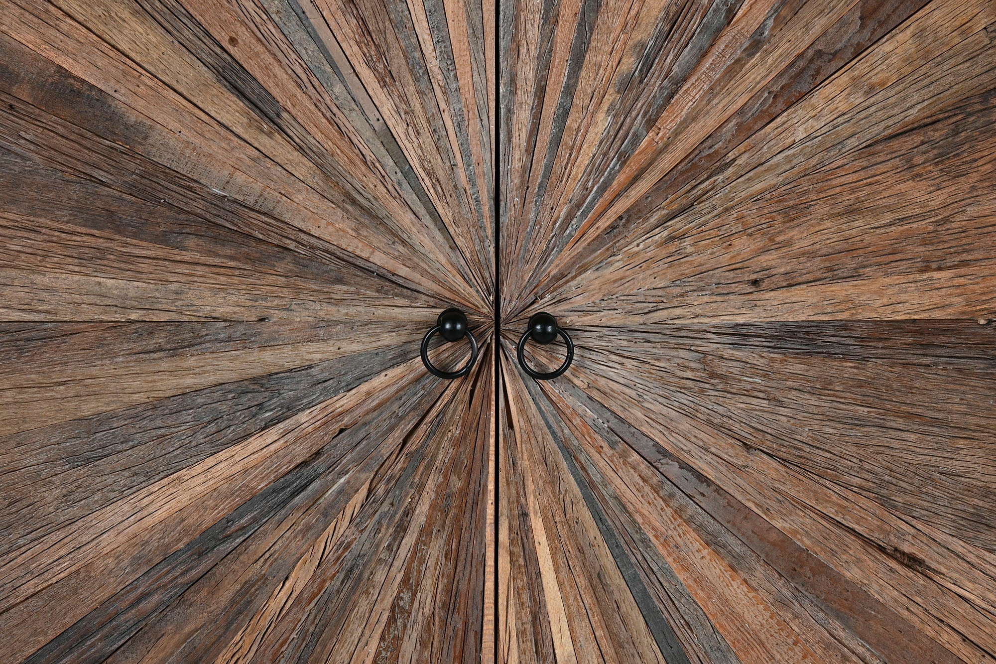 Recycled Wood Wardrobe 45x90x180 2 Doors