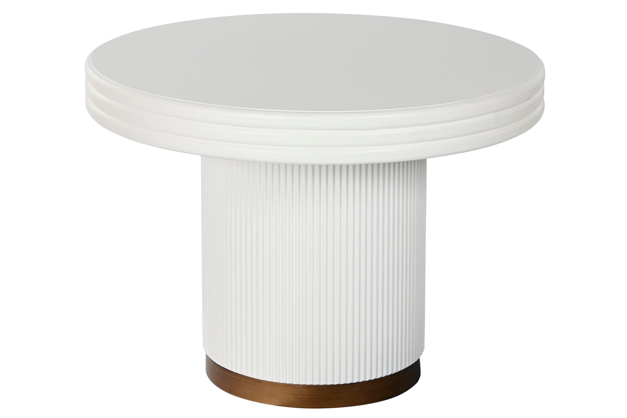 Mesa Centro Abeto Mdf 70X70X52 Blanco