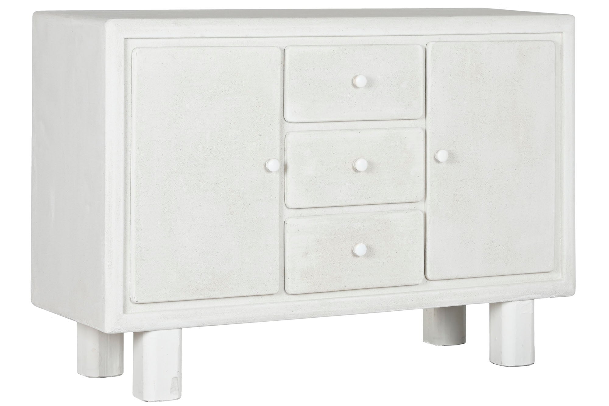 Buffet Mdf Abeto 120X38X80 29,70 Branco Bruto