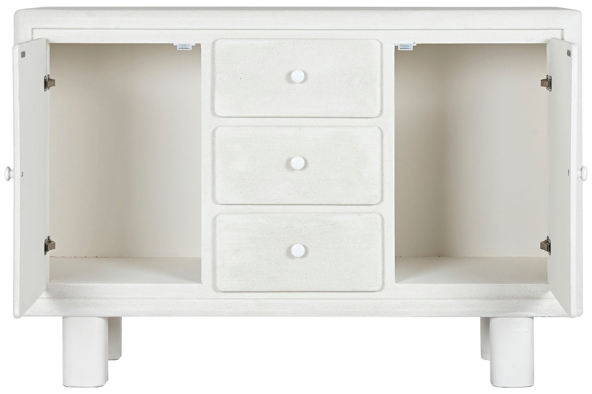 Buffet Mdf Abeto 120X38X80 29,70 Branco Bruto