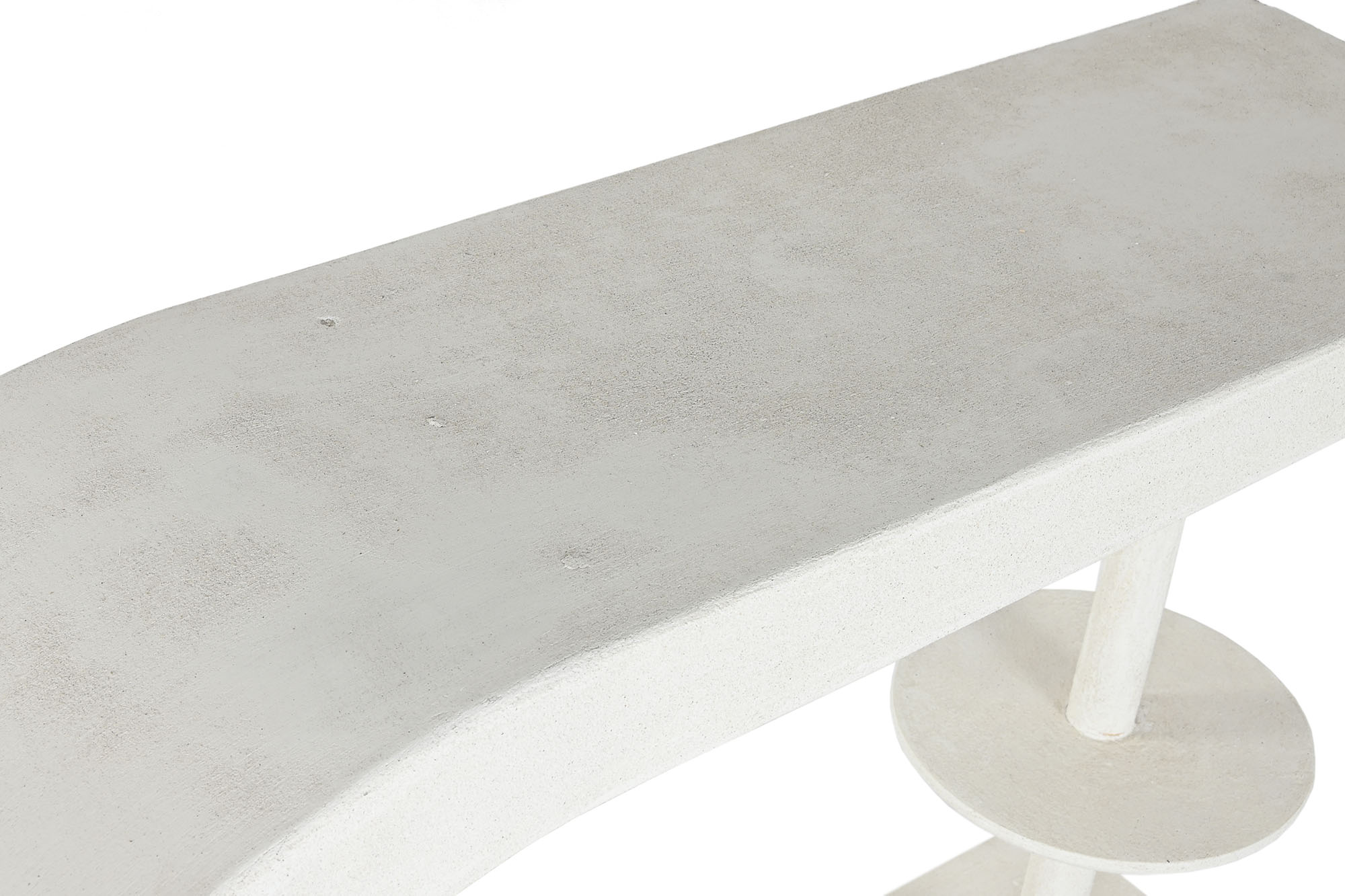 Consola Mdf 110X30X77 Rugoso Blanco