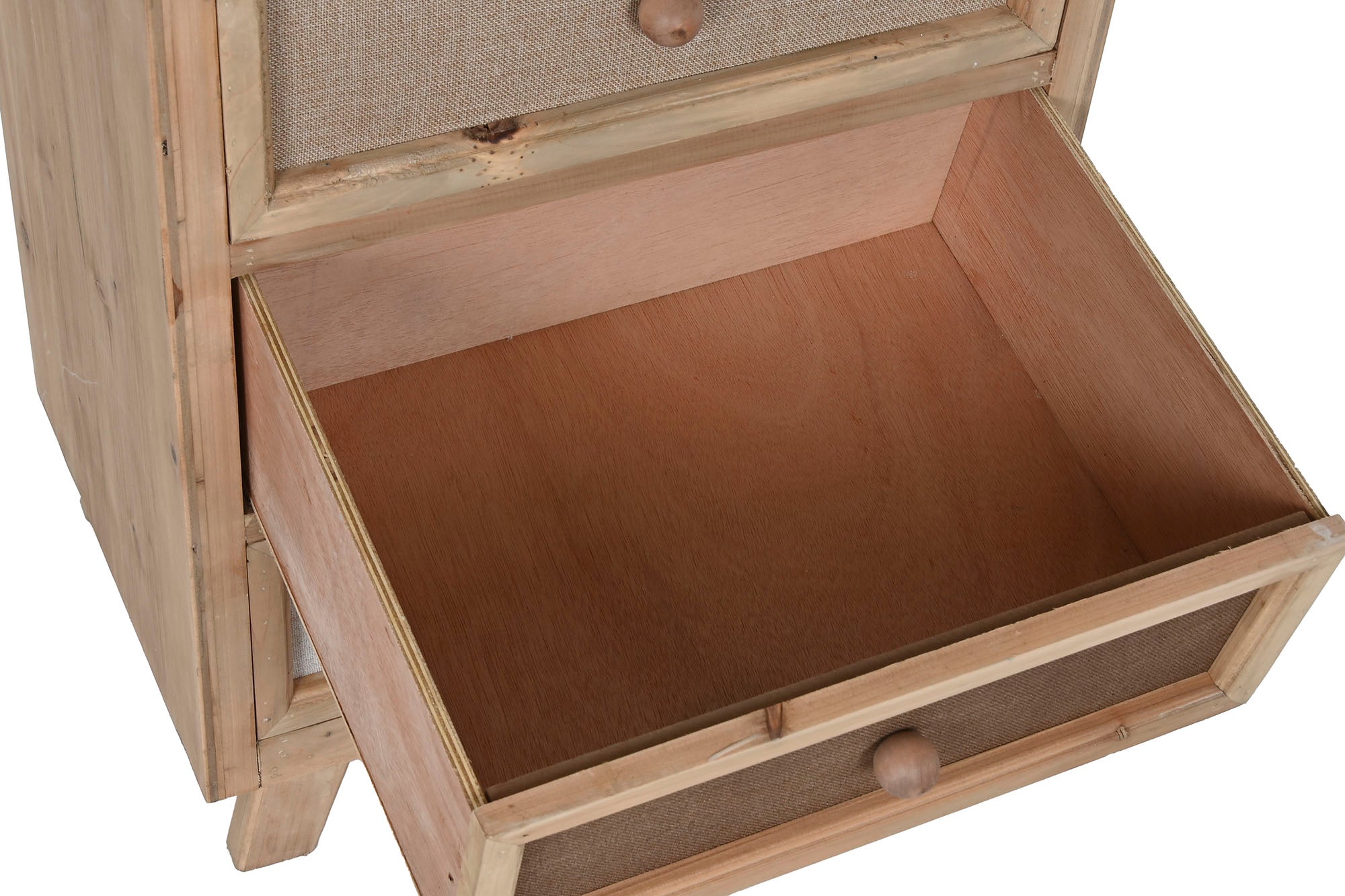 Mesa de cabeceira em linho de abeto 48x35x66 9,00