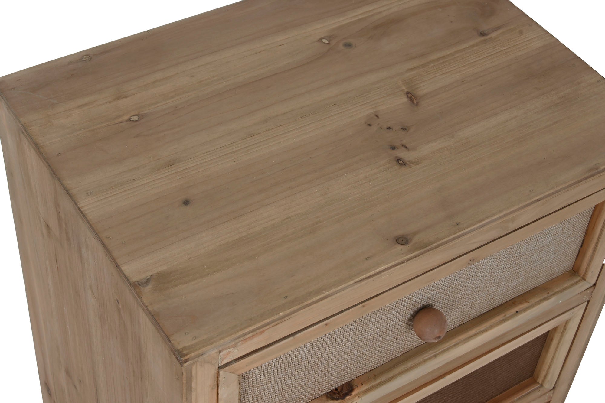 Mesa de cabeceira em linho de abeto 48x35x66 9,00