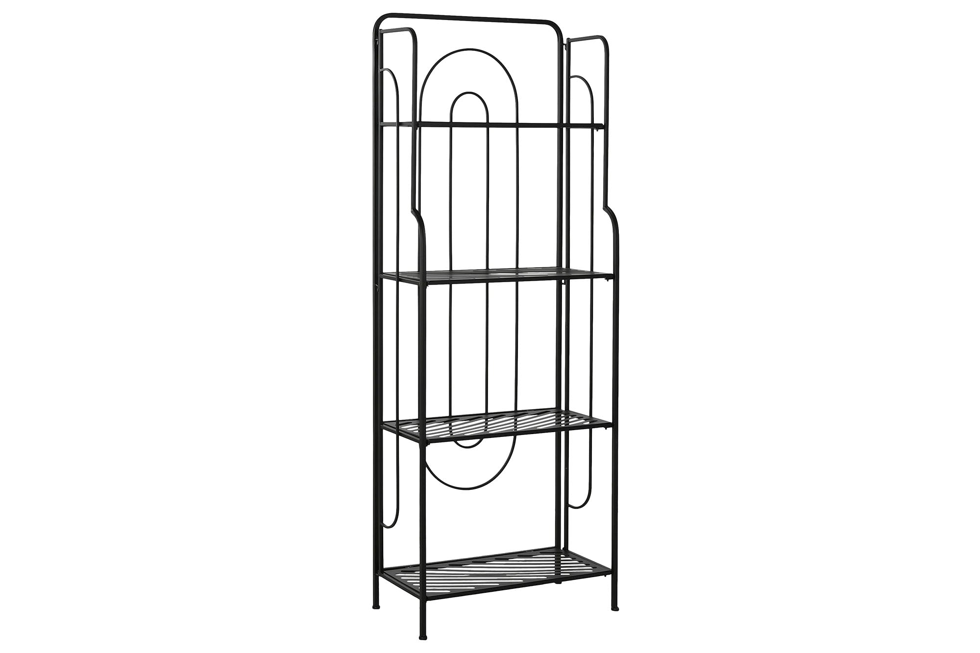 Metal Shelf 60X27X160 Black