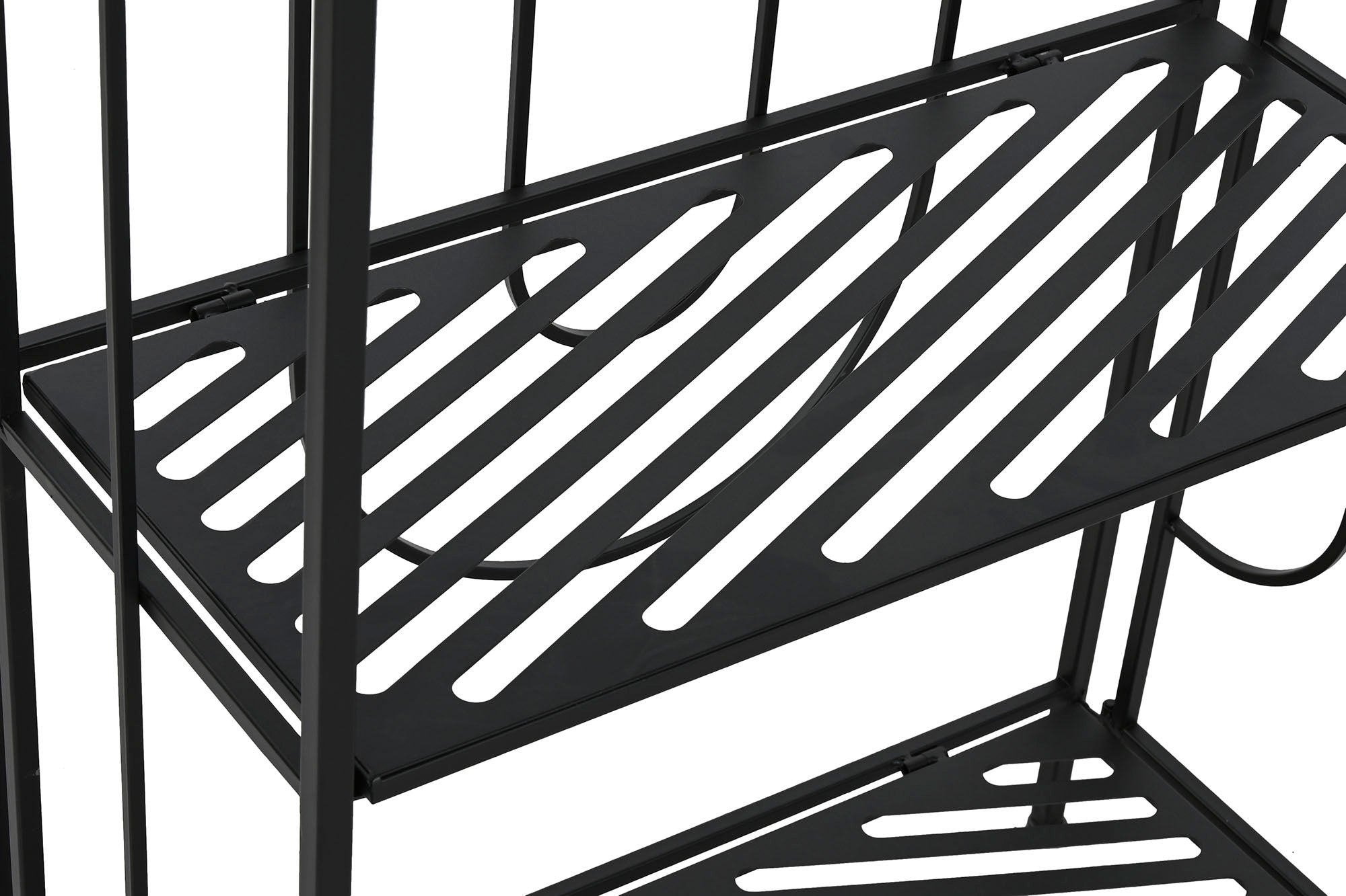 Metal Shelf 60X27X160 Black