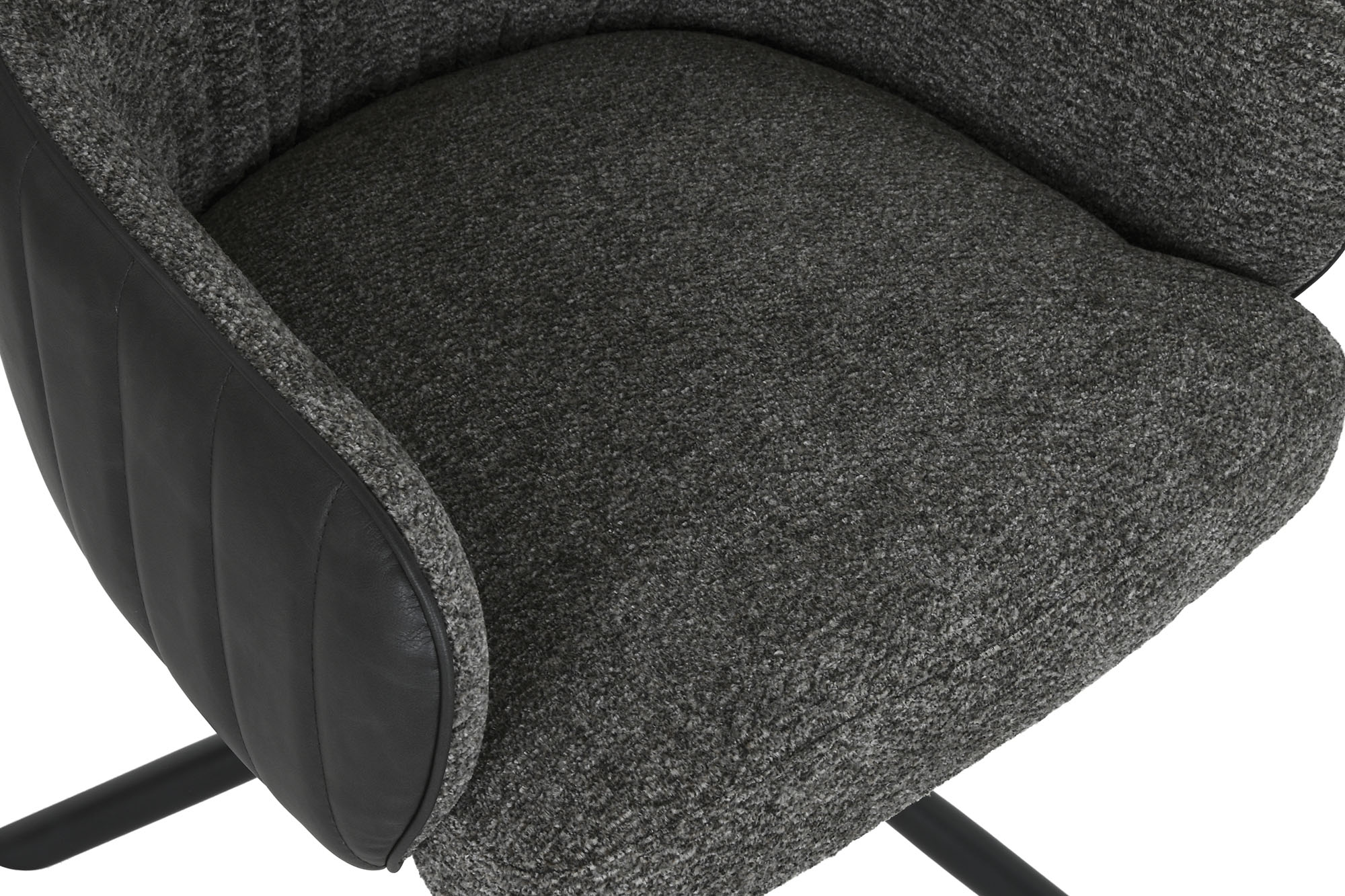 Polyester Pu Chair 56X61X82 Grey
