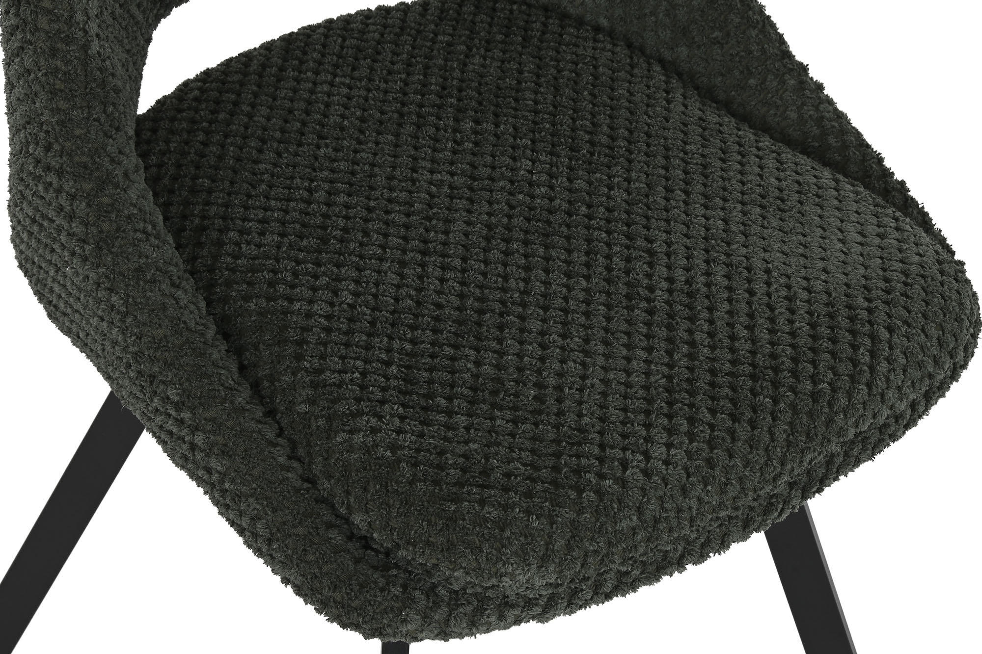 Polyester Metal Chair 49.5X57.5X85 Green
