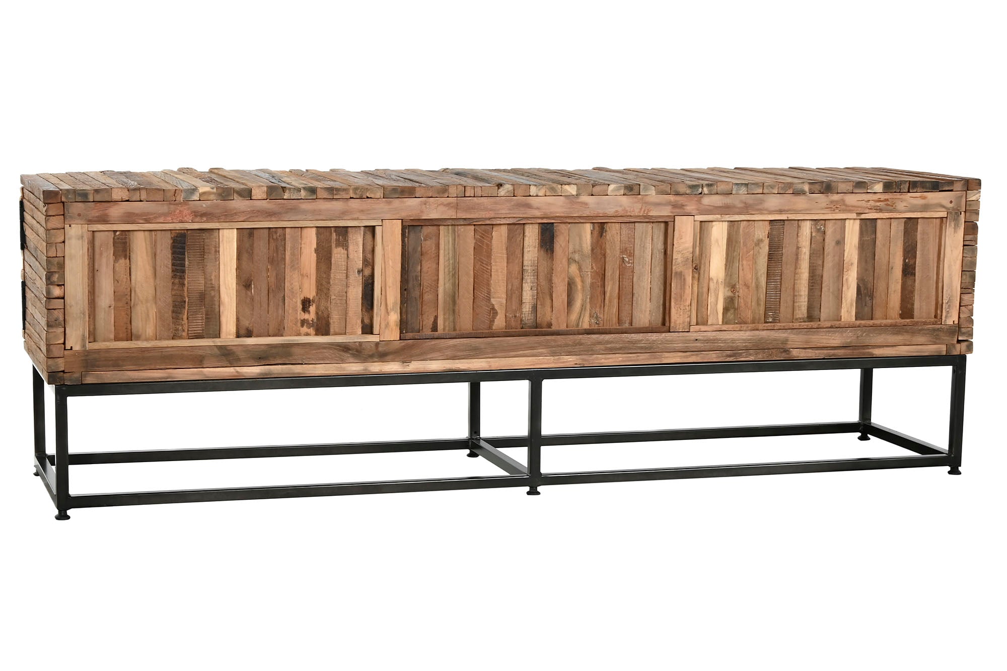 Recycled Teak TV Cabinet 160x40x50 3 Doors