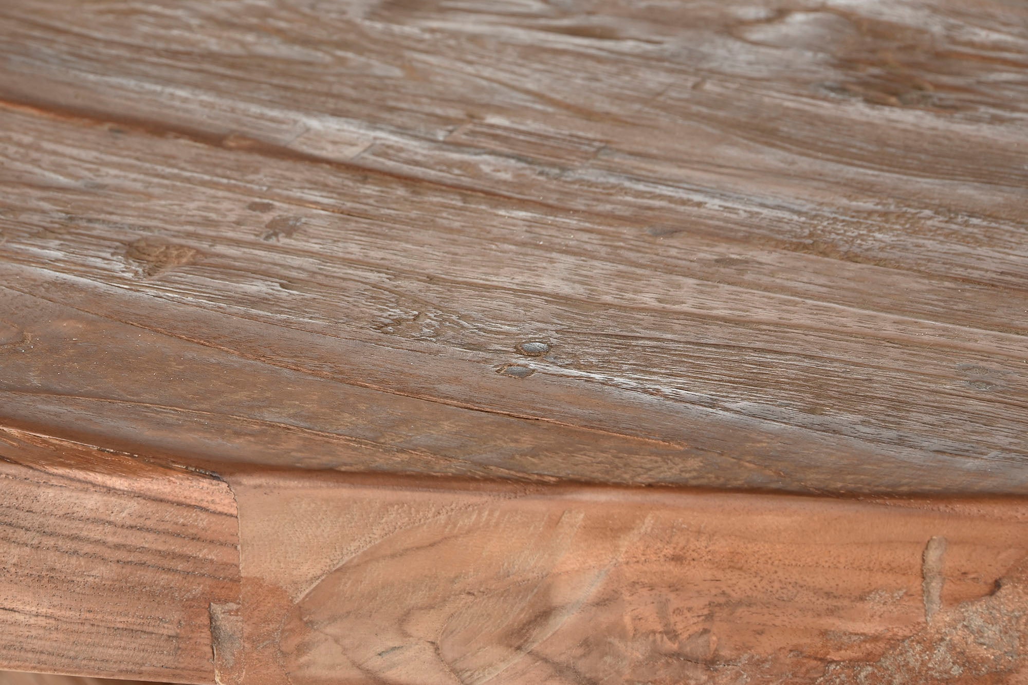 Mesa de Jantar em Teca 240X120X78 153,35 Base em Raiz de Teca
