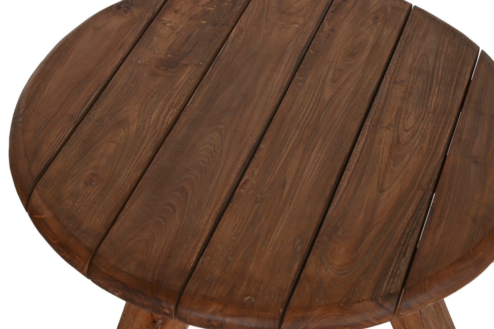 Mesa Centro Set 3 Teca Reciclada 80X80X45
