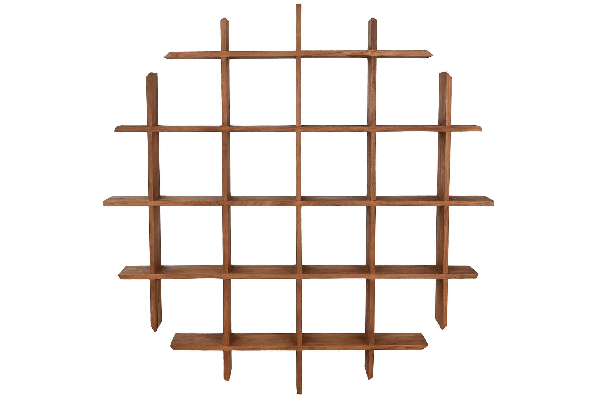 Estanteria Pared Teca 120X15X120