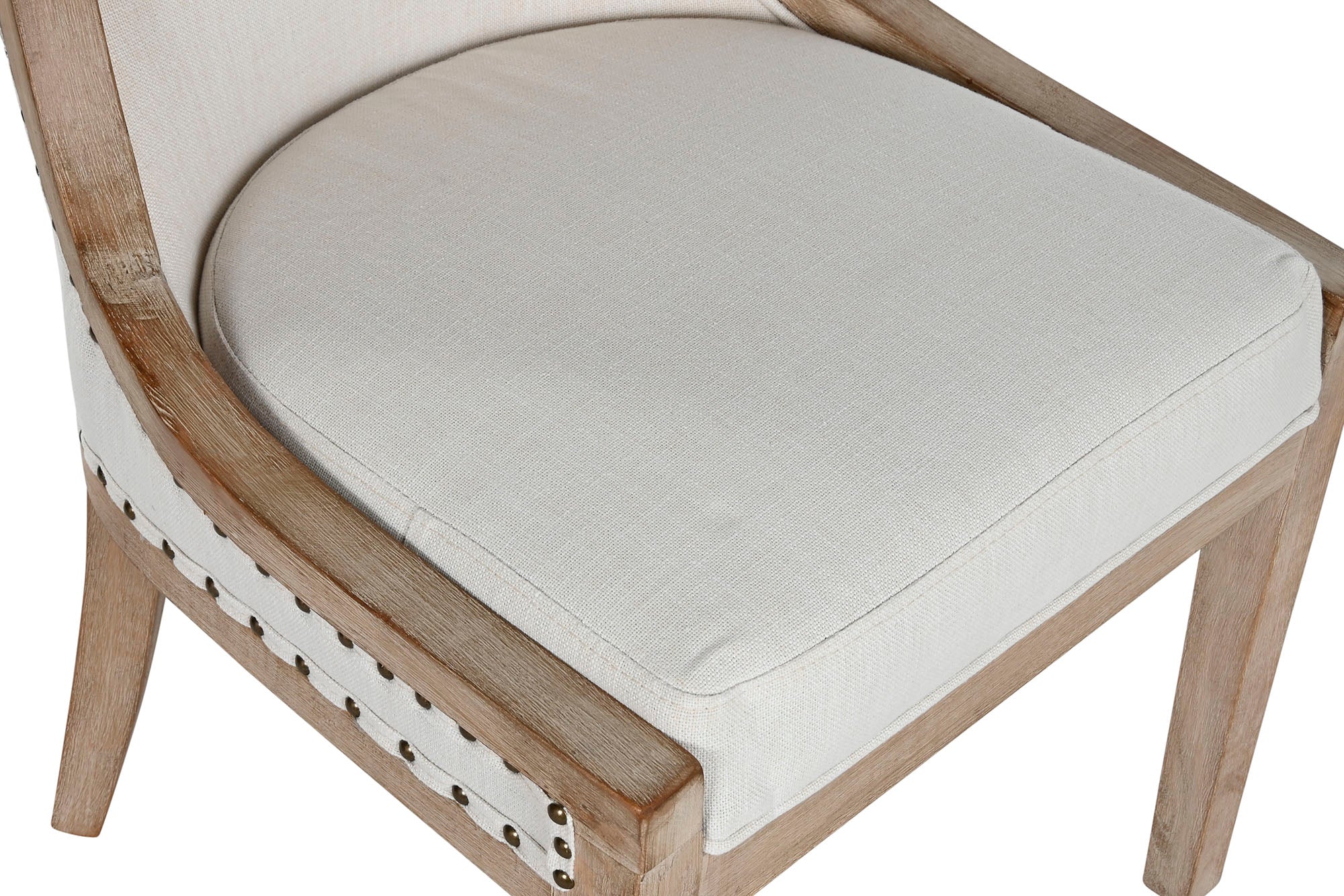 Polyester Rubber Chair 54X59X97 Natural