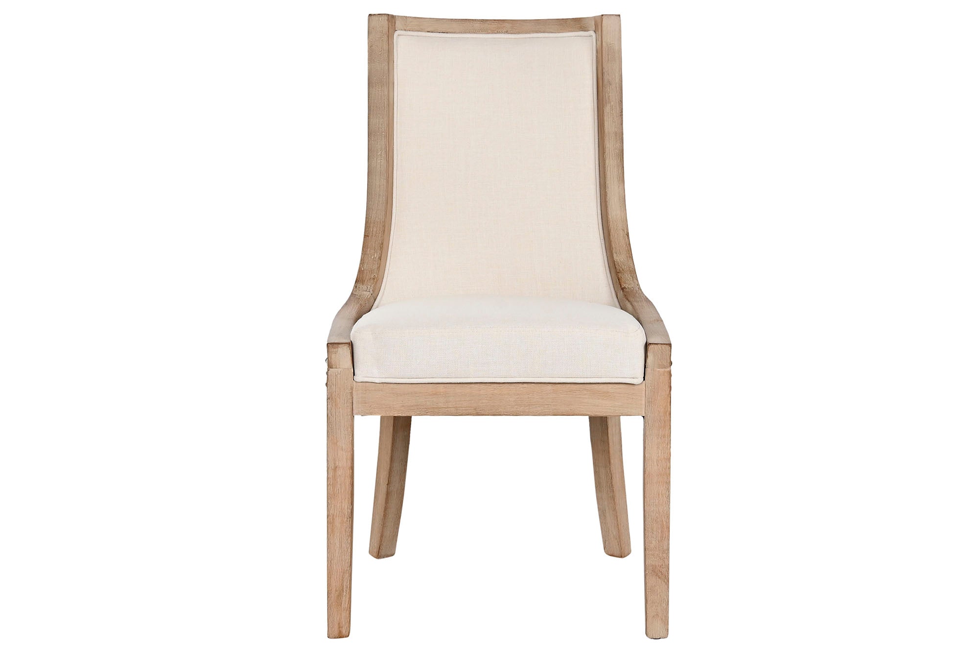 Polyester Rubber Chair 54X59X97 Natural