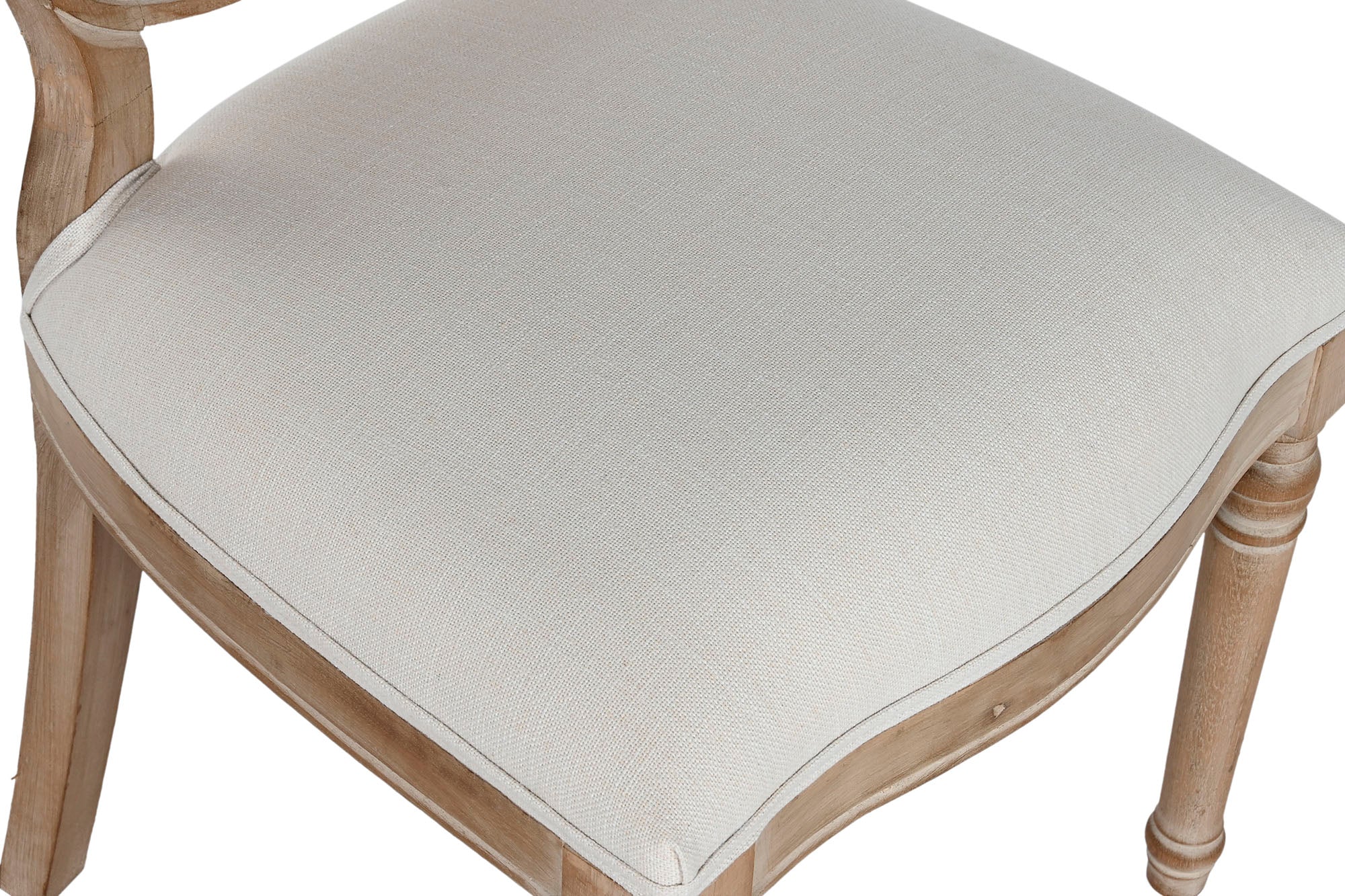 Silla Caucho Poliester 50X53X103 Natural