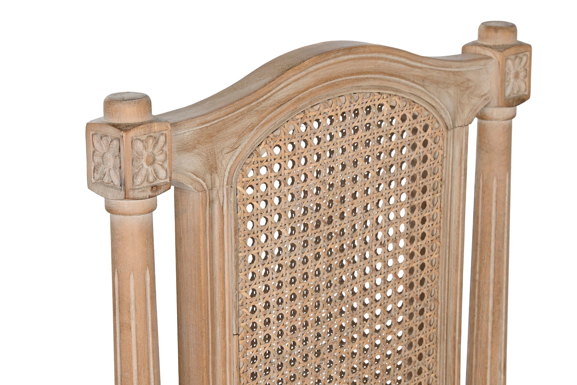 Cadeira de borracha rattan 53x50x100 natural